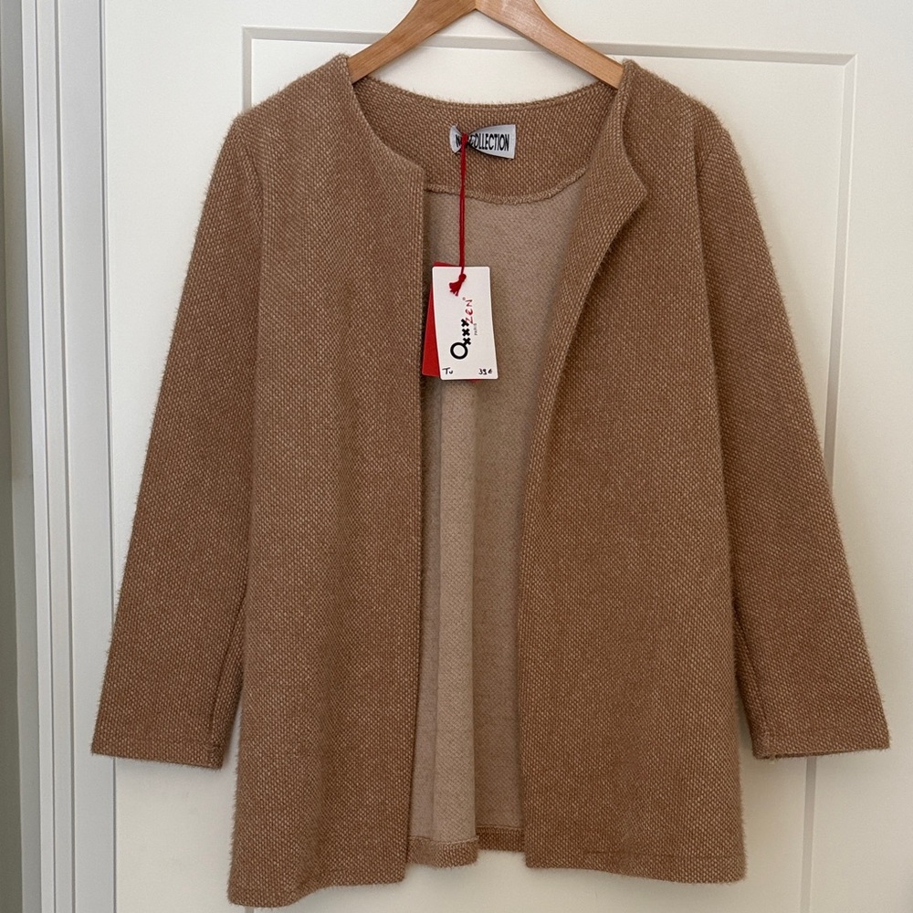 NWT! New Collection Women's Camel Cardigan